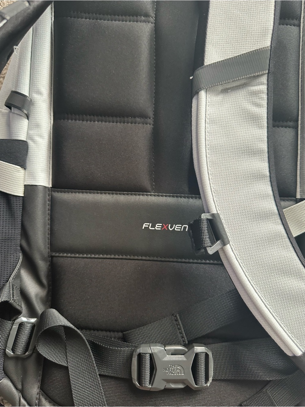 The North Face Surge Commuter Laptop Backpack - Light Gray and Black - Picture 13 of 16